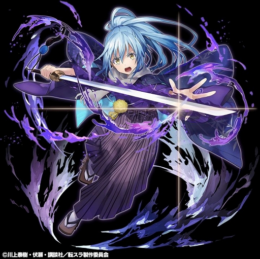 画像ギャラリー No.008のサムネイル画像 / 「グラサマ」×「転スラ」コラボの後編がスタート。新年より着物をまとったリムルらが登場