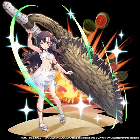 画像ギャラリー No.025のサムネイル画像 / 「グランドサマナーズ」×「劇場版 プリズマ☆イリヤ」コラボ第2弾を6月28日に開始。イリヤや美遊，クロエらが水着姿で参戦