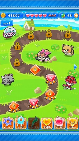 画像ギャラリー No.004のサムネイル画像 / 英単語学習アプリ「グリモン -あそんで極めよ!英単語」,iOS版が配信開始