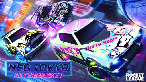 画像ギャラリー No.001のサムネイル画像 / 「ロケットリーグ」,チューナーショップがデザインしたデカールパック“NEO TOKYO:Aftermarket”がスタート
