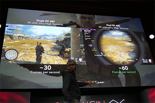 画像ギャラリー No.011のサムネイル画像 / ［GDC 2017］「Radeon RX Vega」はメモリ2〜4GBモデルもあり？ 次世代GPUの情報がまた少し明らかになったAMDイベントレポート