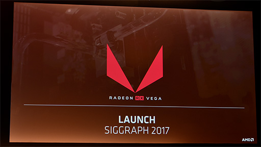 画像ギャラリー No.002のサムネイル画像 / ［COMPUTEX］「Radeon RX Vega」はSIGGRAPH 2017で正式発表――AMDが予告