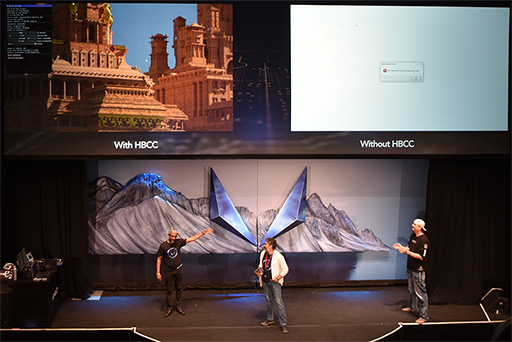 画像ギャラリー No.012のサムネイル画像 / ［SIGGRAPH］「Radeon RX Vega」の短尺版やEPYCを20基搭載するサーバーなどが初披露されたAMD「Capsaicin」イベントレポート