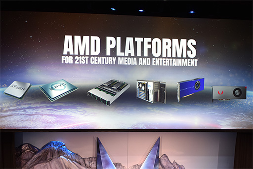 画像ギャラリー No.016のサムネイル画像 / ［SIGGRAPH］「Radeon RX Vega」の短尺版やEPYCを20基搭載するサーバーなどが初披露されたAMD「Capsaicin」イベントレポート