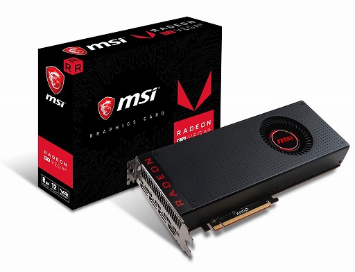 画像ギャラリー No.002のサムネイル画像 / MSI，リファレンス仕様のRX Vega 56カードを発売