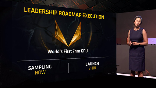画像ギャラリー No.004のサムネイル画像 / ［COMPUTEX］AMD，7nm世代へ微細化した第2世代「Radeon RX Vega」を2018年後半にゲームPC向けに提供