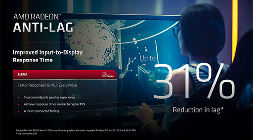 画像ギャラリー No.016のサムネイル画像 / 西川善司の3DGE：次世代GPU「Navi」の詳細とRadeon Softwareの新機能をレポート。操作遅延を低減する「Anti-Lag」は本当に効くのか？