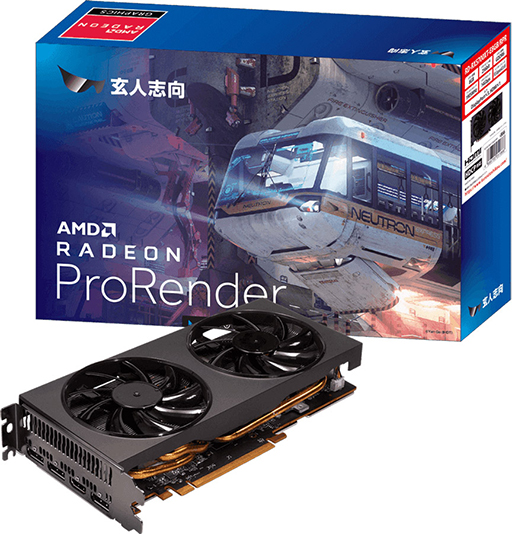 画像ギャラリー No.001のサムネイル画像 / 玄人志向，2タイトルのゲームが貰えるRadeon RX 5700 XTカードを発売。「Radeon ProRender」とのコラボモデル