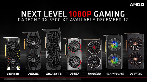 画像ギャラリー No.008のサムネイル画像 / AMD,エントリークラスの新型GPU「Radeon RX 5500 XT」を発表。RX 5500シリーズがようやく店頭に並ぶことに