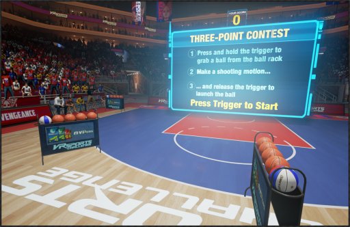 画像ギャラリー No.009のサムネイル画像 / ［GDC 2016］Oculus Rift用スポーツゲーム「VR Sports Challenge」体験レポート。4つ種目で汗ばむほどのプレイが楽しめる体感ゲーム