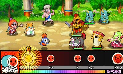 画像ギャラリー No.032のサムネイル画像 / 「太鼓の達人 ドコドン！ミステリーアドベンチャー」，イースター島でのストーリーなど新情報が公開。カービィや成歩堂龍一も参戦