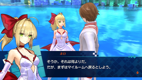 画像ギャラリー No.007のサムネイル画像 / 「Fate/EXTELLA」のPV第2弾が公開。先着購入特典である「純真のナイトドレス」プロダクトコードのカードデザインも