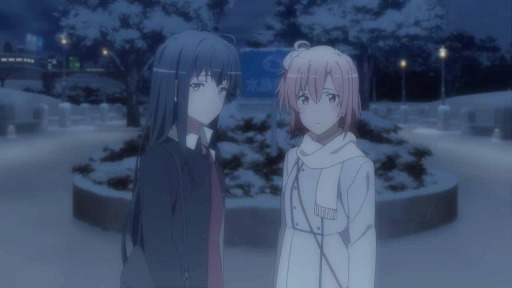 画像ギャラリー No.004のサムネイル画像 / そうだ アニメ，見よう：第112回は「やはり俺の青春ラブコメはまちがっている。完」。八幡と雪乃，そして結衣の三角関係の行方は