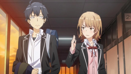 画像ギャラリー No.016のサムネイル画像 / そうだ アニメ，見よう：第112回は「やはり俺の青春ラブコメはまちがっている。完」。八幡と雪乃，そして結衣の三角関係の行方は