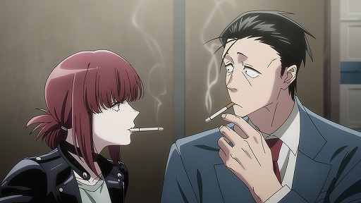 画像ギャラリー No.002のサムネイル画像 / そうだ アニメ,見よう:第267回は「スーパーの裏でヤニ吸うふたり」。中年サラリーマンと若い女性店員の恋模様を描いた癒し系アニメ