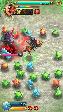 画像ギャラリー No.004のサムネイル画像 / マーベラスの新作アプリ「スマッシュドラグーン」は“リング”がキモになる!? テストバージョンのプレイレポートをお届け