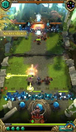 画像ギャラリー No.005のサムネイル画像 / スマホ向けストラテジー「Heroes’ Warfare（仮称）」が2016年内にリリース予定。戦術を考えてユニットを配置し敵陣の城壁とコアを破壊せよ