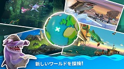 画像ギャラリー No.005のサムネイル画像 / 「ハングリーシャーク ワールド」日本語版が配信開始。腹ペコなサメを操作して冒険しよう