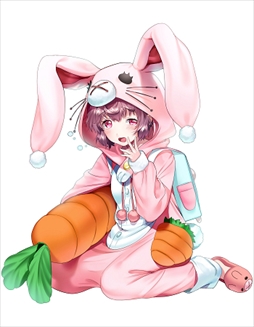 画像ギャラリー No.002のサムネイル画像 / 「ノアトピア」，新アバター「桃兎の寝衣」が出現する「モフモフBOX」を期間限定販売