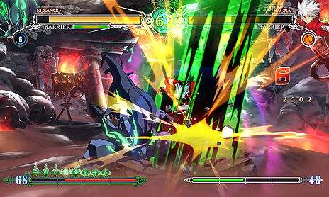 画像ギャラリー No.014のサムネイル画像 / コンシューマ機版「BLAZBLUE CENTRALFICTION」，ストーリーモードクリアなどで解放されるプレイアブルキャラ「スサノオ」の情報が公開
