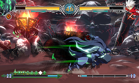 画像ギャラリー No.015のサムネイル画像 / コンシューマ機版「BLAZBLUE CENTRALFICTION」，ストーリーモードクリアなどで解放されるプレイアブルキャラ「スサノオ」の情報が公開