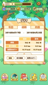 画像ギャラリー No.004のサムネイル画像 / 歩いた分だけゲームが進む「CandyAnimal」の5月上旬配信。事前登録開始