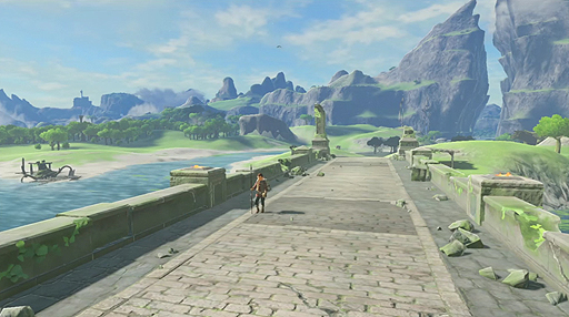 画像ギャラリー No.005のサムネイル画像 / 「ゼルダの伝説 ブレス オブ ザ ワイルド」の第2弾トレイラーが公開。美しい大自然や戦闘シーン,女性と思しきキャラの姿も確認できる