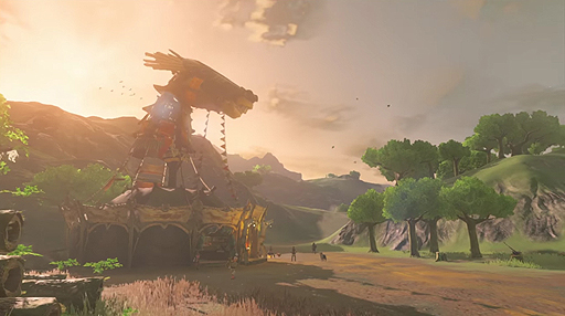 画像ギャラリー No.006のサムネイル画像 / 「ゼルダの伝説 ブレス オブ ザ ワイルド」の第2弾トレイラーが公開。美しい大自然や戦闘シーン,女性と思しきキャラの姿も確認できる
