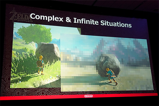 画像ギャラリー No.020のサムネイル画像 / ［GDC 2017］開発者が語る「ゼルダの伝説 BotW」のとてつもなく自由なゲームプレイはこうして実現した