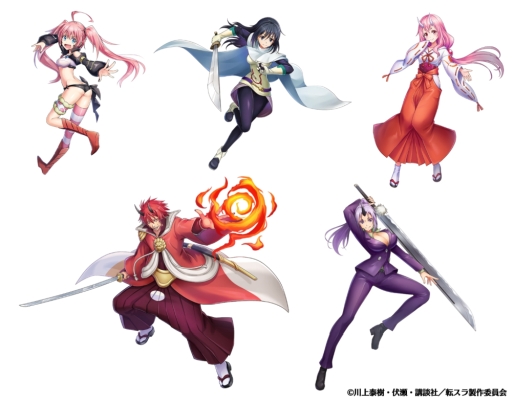 画像ギャラリー No.004のサムネイル画像 / 「黒騎士と白の魔王」でアニメ「転生したらスライムだった件」とのコラボが開催中