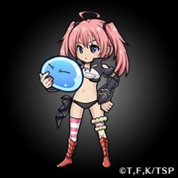 画像ギャラリー No.006のサムネイル画像 / 「黒騎士と白の魔王」でアニメ「転生したらスライムだった件」とのコラボが開催中