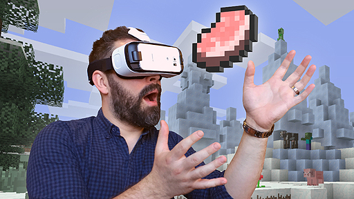 画像ギャラリー No.002のサムネイル画像 / 「Gear VR」対応の「Minecraft」が配信開始。仕様や価格は“Pocket Edition”を踏襲，間もなく「Rift」対応版の登場も