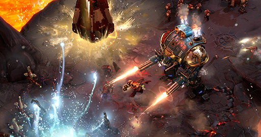 画像ギャラリー No.009のサムネイル画像 / ［E3 2016］新作RTS「Warhammer 40,000: Dawn of War III」は，ヒーローと巨大ロボットで敵の大軍を殲滅する豪快さが魅力