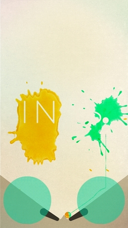 画像ギャラリー No.001のサムネイル画像 / インクのアートが目に楽しいピンボール風ゲーム「INKS.」を紹介する「（ほぼ）日刊スマホゲーム通信」第1123回