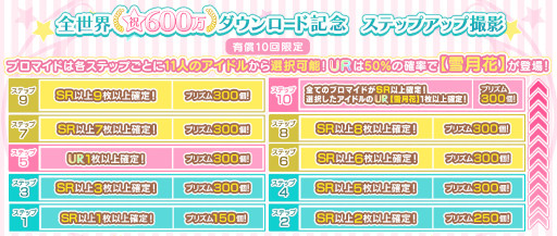 画像ギャラリー No.005のサムネイル画像 / 「うたの☆プリンスさまっ♪ Shining Live」,“全世界600万ダウンロード記念キャンペーン”を開催中