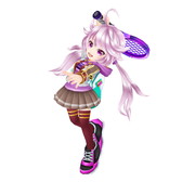 画像ギャラリー No.005のサムネイル画像 / 「白猫テニス」,竜王女争奪オープン版のメアとハルカがキャラガチャに追加