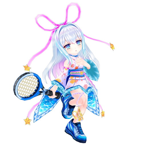 画像ギャラリー No.009のサムネイル画像 / 「白猫テニス」で1周年前夜祭がスタート。夏祭り版のノアとマナが登場