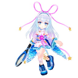 画像ギャラリー No.011のサムネイル画像 / 「白猫テニス」で1周年前夜祭がスタート。夏祭り版のノアとマナが登場