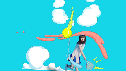 画像ギャラリー No.003のサムネイル画像 / 「白猫テニス」,女優の桜井日奈子さんを起用した新CMが8月1日にオンエア。ガチャピン,コナンらコラボキャラ達も登場