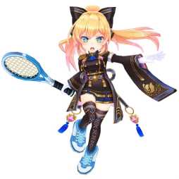 画像ギャラリー No.003のサムネイル画像 / 「白猫テニス」,人気投票で選ばれた“ミューエ” “ニオー” “アマタ”の3人がLINESMANとして新登場