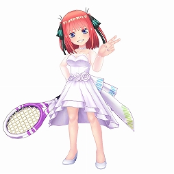 画像ギャラリー No.008のサムネイル画像 / 「白猫テニス」に「五等分の花嫁∬」のキャラがウェディングドレス姿で登場
