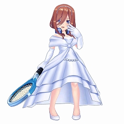 画像ギャラリー No.010のサムネイル画像 / 「白猫テニス」に「五等分の花嫁∬」のキャラがウェディングドレス姿で登場