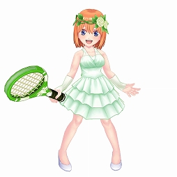 画像ギャラリー No.011のサムネイル画像 / 「白猫テニス」に「五等分の花嫁∬」のキャラがウェディングドレス姿で登場