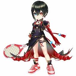 画像ギャラリー No.006のサムネイル画像 / 「白猫テニス」に“カルマ”が参戦。新衣装の“アイシャ”と“ミーア”も登場