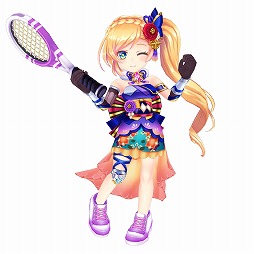 画像ギャラリー No.002のサムネイル画像 / 「白猫テニス」，正月衣装のミューエとクロカが登場のイベントを開催