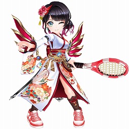 画像ギャラリー No.004のサムネイル画像 / 「白猫テニス」，正月衣装のミューエとクロカが登場のイベントを開催