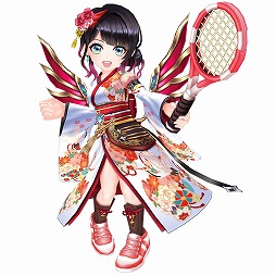 画像ギャラリー No.005のサムネイル画像 / 「白猫テニス」，正月衣装のミューエとクロカが登場のイベントを開催