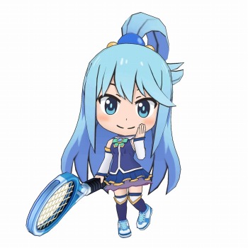 画像ギャラリー No.003のサムネイル画像 / 「白猫テニス」×「異世界かるてっと」コラボを実施。アルベドとアクア登場