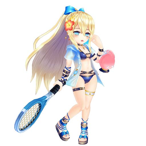 画像ギャラリー No.004のサムネイル画像 / 「白猫テニス」,“白波ガールズ~白波リルテット編~★5フェスガチャ”開催中