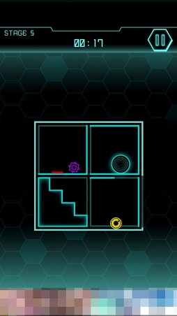 画像ギャラリー No.002のサムネイル画像 / 部屋を回転させてゴールを目指すパズルゲーム「CUBE 360°〜想像力×知能×反射神経〜」を紹介する「(ほぼ)日刊スマホゲーム通信」第1126回